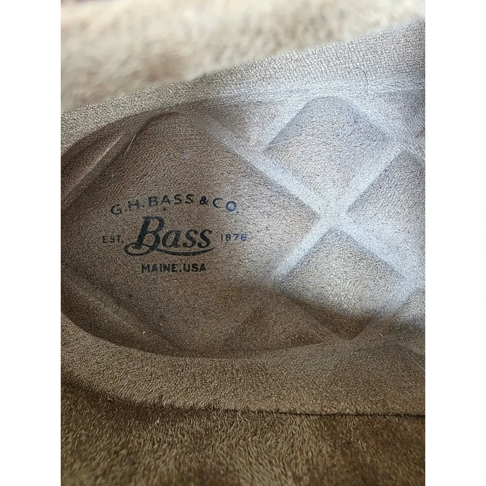 G.H. Bass & Co. Mens Brown Leather Slip On Loafer Shoes Size‎ 13